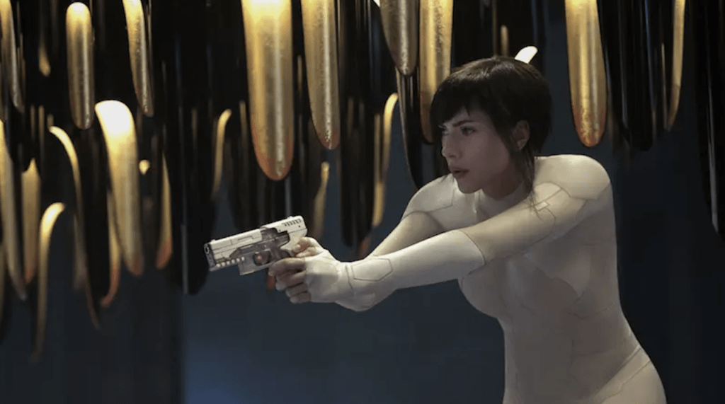 Scarlett Johansson in Ghost in the Shell.