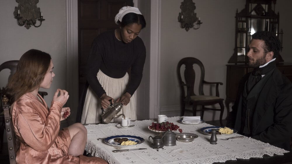 Florence Pugh sexy in Lady Macbeth movie (2016)