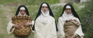 three nuns walking The Little Hours movie