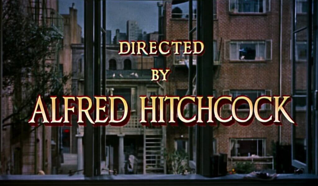 Alfred Hitchcock's Rear Window opening shot