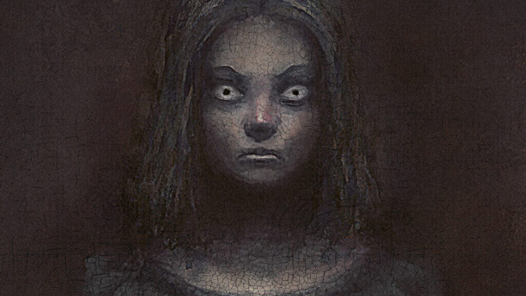 Caveat scary painting