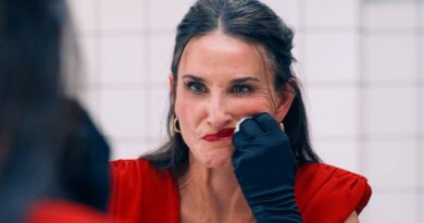 The Substance (2024) makeup scene