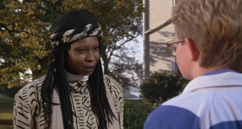 Clara speaks with David outside his family’s Maryland home.