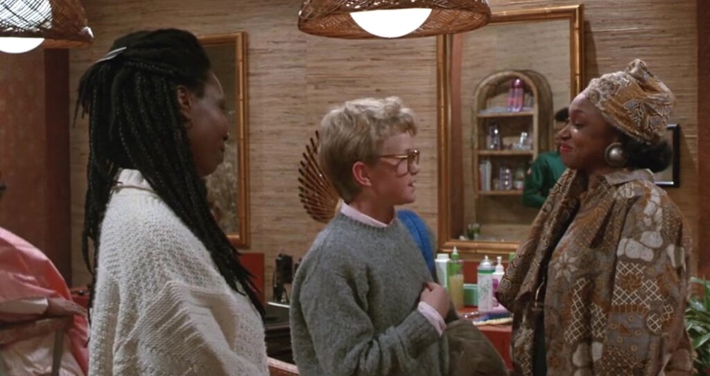 David meets Clara’s friends at a Baltimore hair salon.